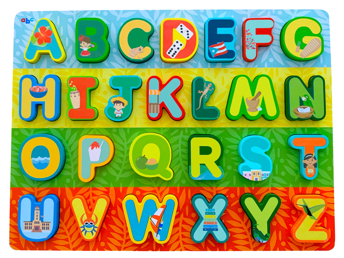 ABC Coquí Wooden Puzzle – ABC Coqui