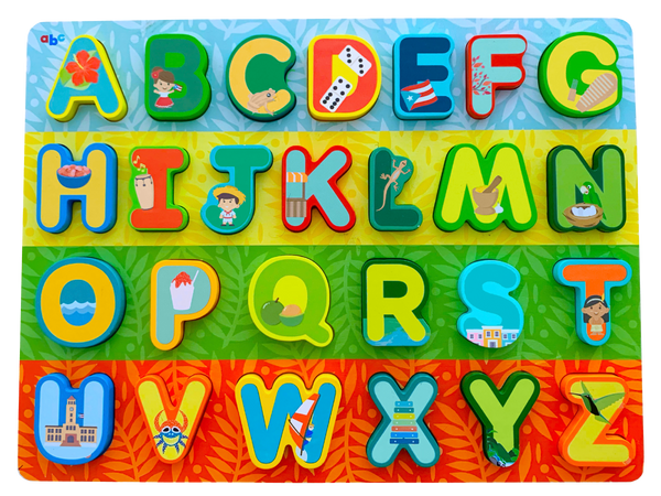 ABC Coquí Wooden Puzzle – ABC Coqui